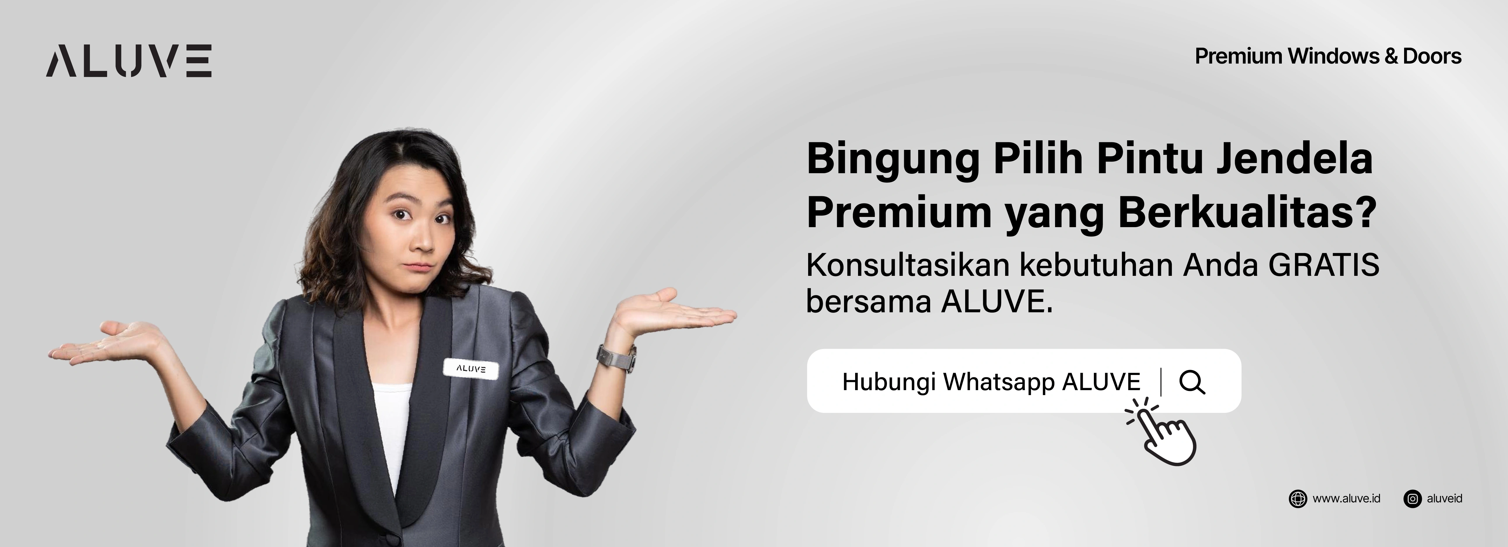 konsultasikan kebutuhan pintu jendela aluminium premium anda gratis
