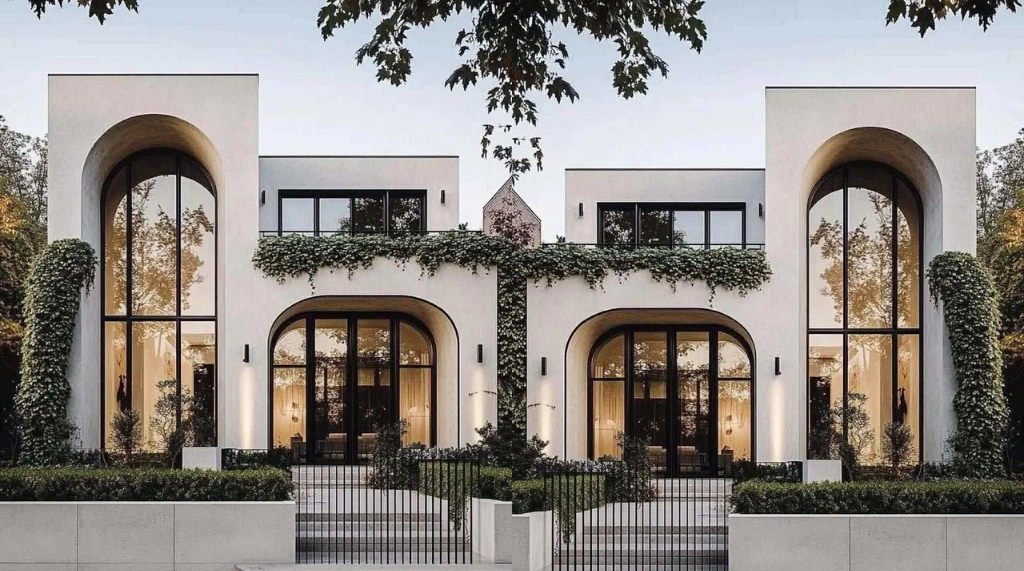 Jendela Lengkung Aluminium Model Arch-Tall Fasat Modern