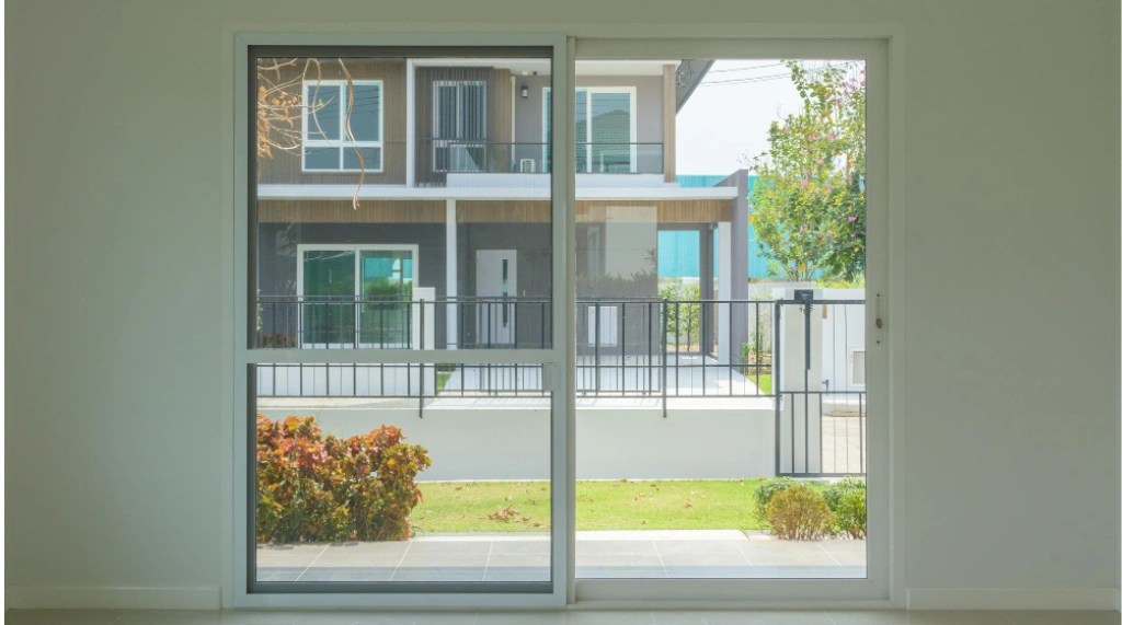 Model Pintu Geser Aluminium Minimalis 2 Panel