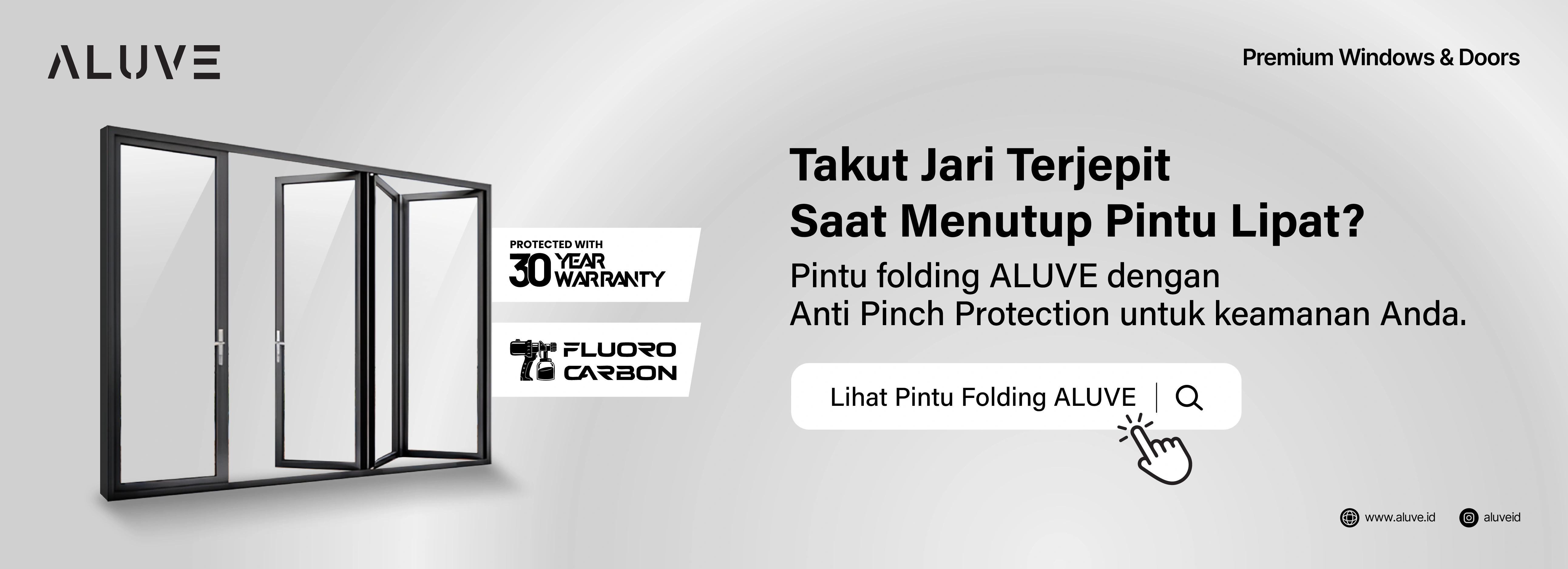 Penuhi Kebutuhan Folding Door Anda Bersama ALUVE