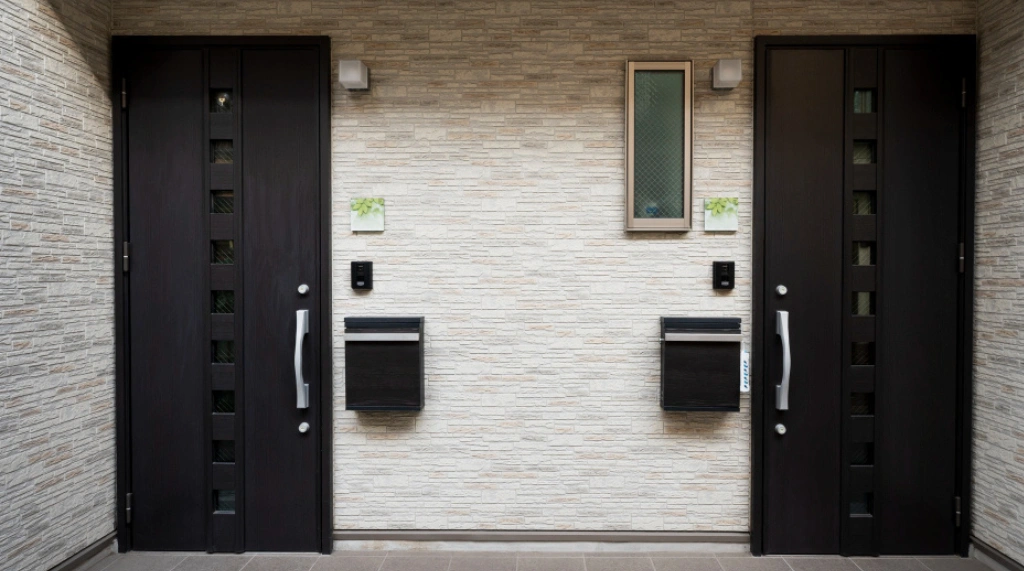 Pintu Aluminium 1 Pintu Hitam Doff