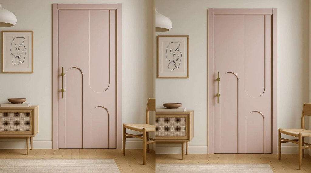 Pintu Estetik dengan Motif Arch Klasik