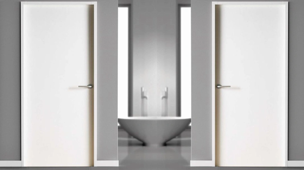 Pintu Polos Putih Modern Minimalis